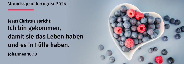 Monatsspruch August 2026