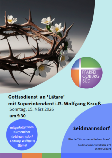 Gottesdienst mit Chor in Seidmannsdorf