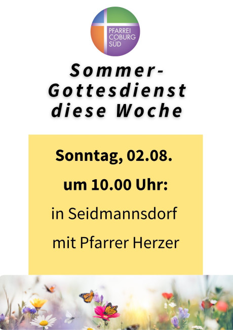 Sommergottesdienst 02.08.26