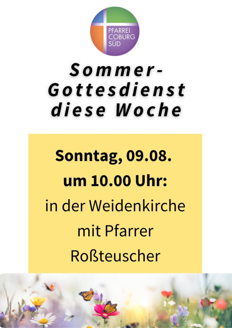 Sommergottesdienst 09.08.26