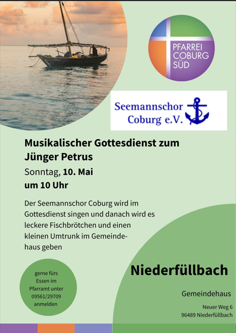 Gottesdienst mit dem Seemannschor